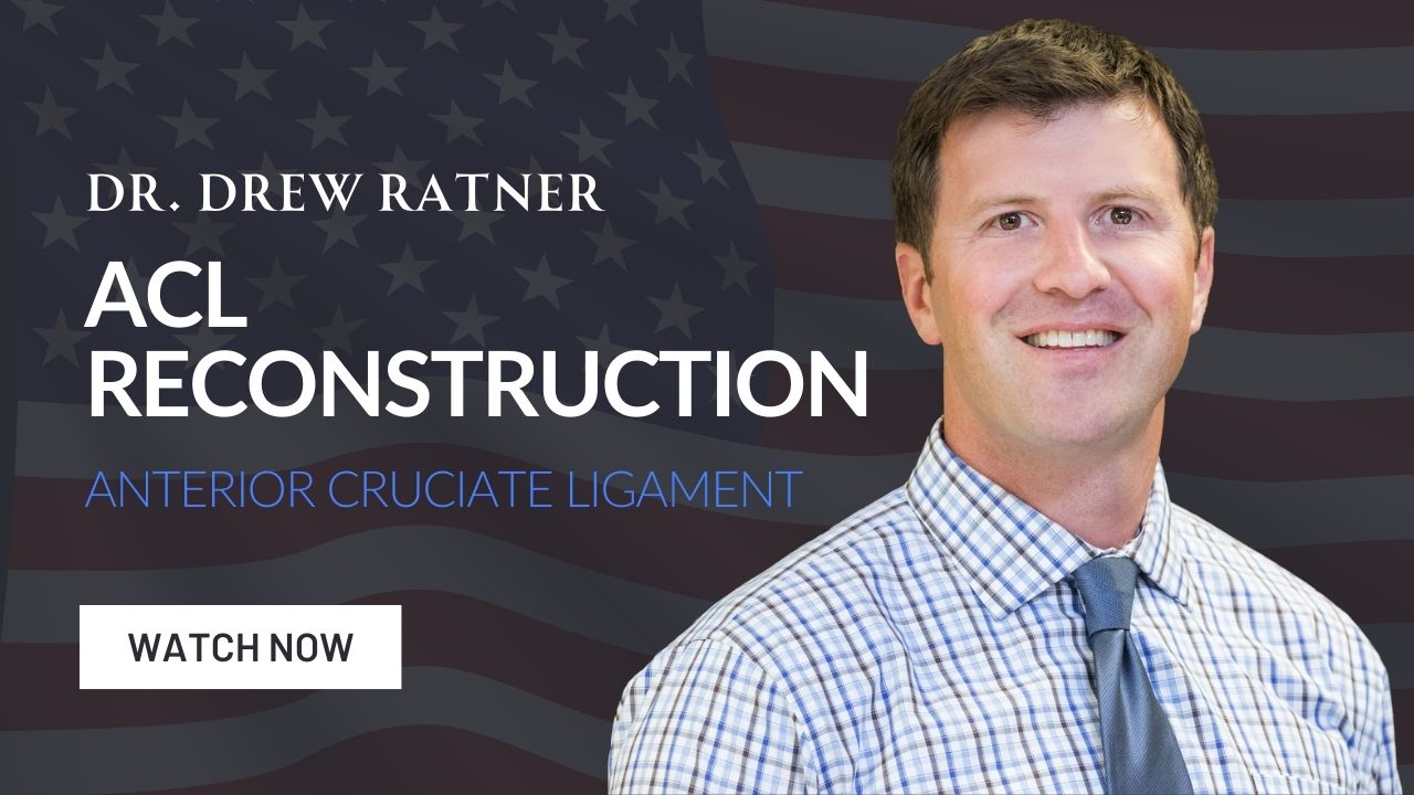 Dr. Drew Ratner ACL reconstruction video thumbnail
