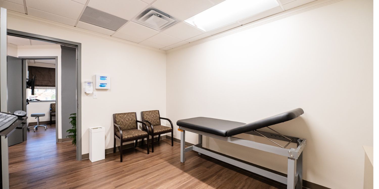 Consultation room at American Orthopedics in Greenville, South Carolina